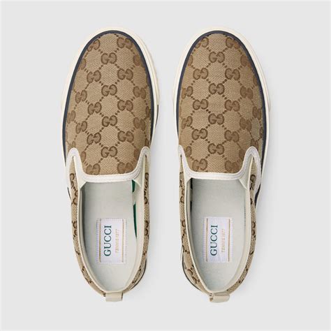 gucci tennis slip on|gucci slip on women.